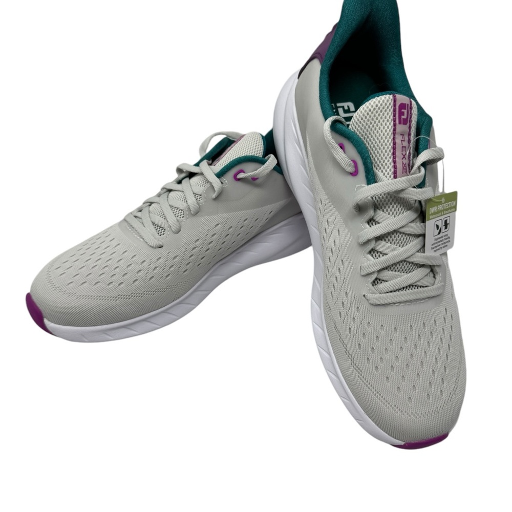 NIB FootJoy Gray and Purple Women’s Golf Shoes with Breathable Mesh